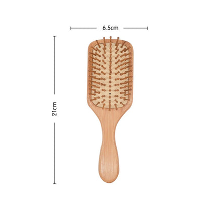 Peigne en bois professionnel - Brosse de massage en bambou