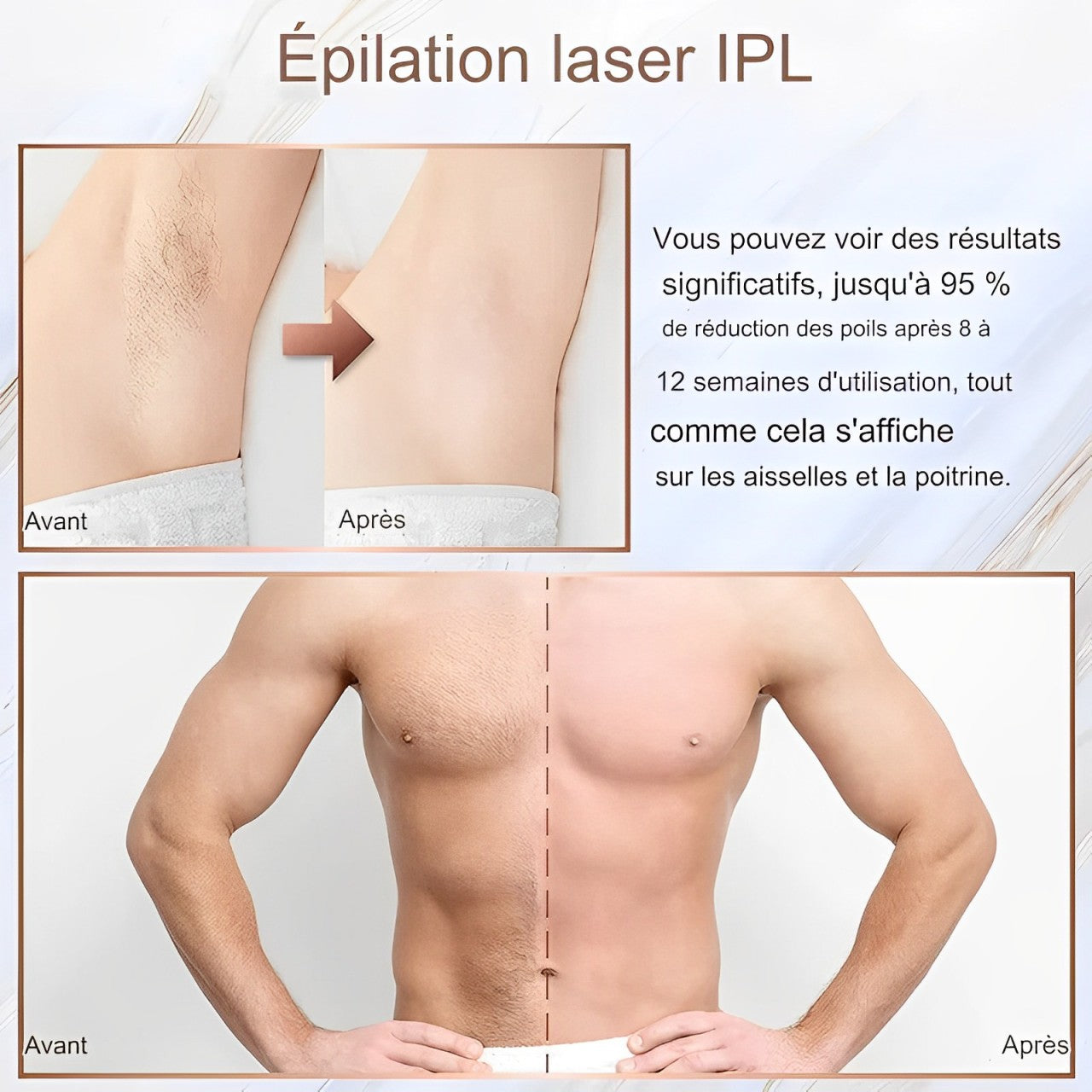 Multifunction IPL Laser Epilator Permanent Hair Removal