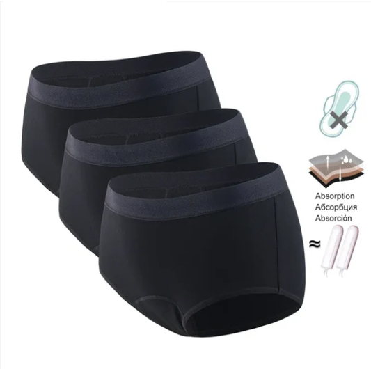 Pack 3 culottes menstruelles