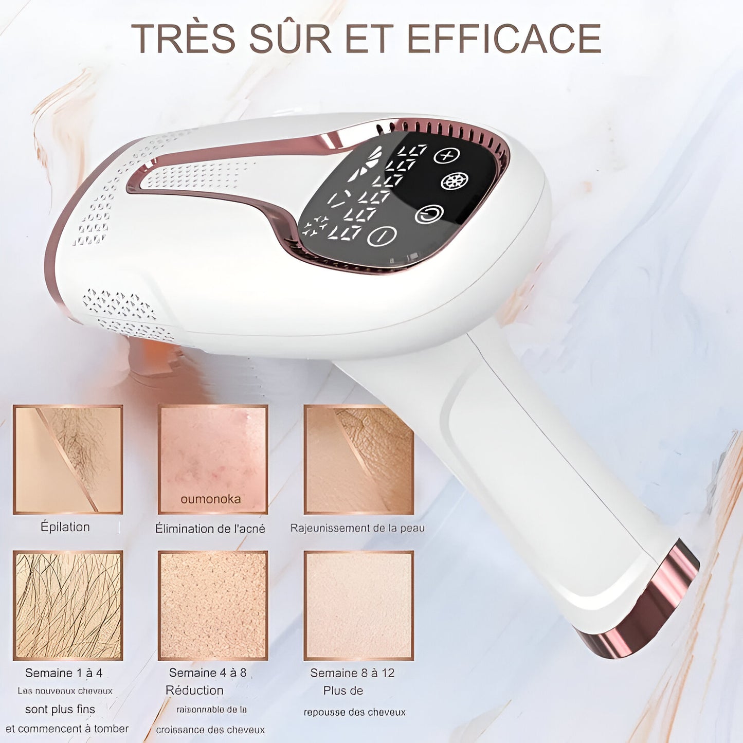 Épilateur Laser IPL Épilation Définitive Multifonction -10°