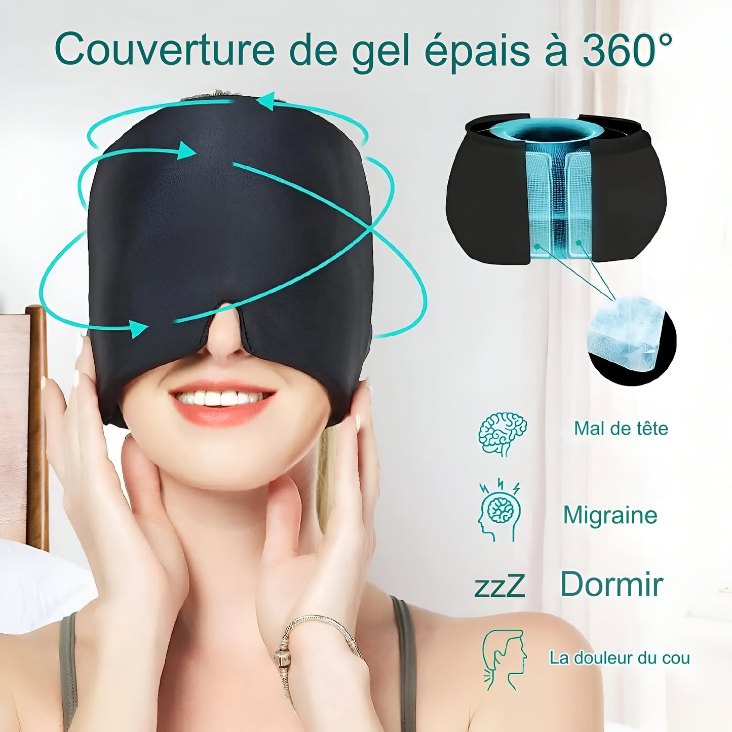 Masque de Soulagement de la Migraine