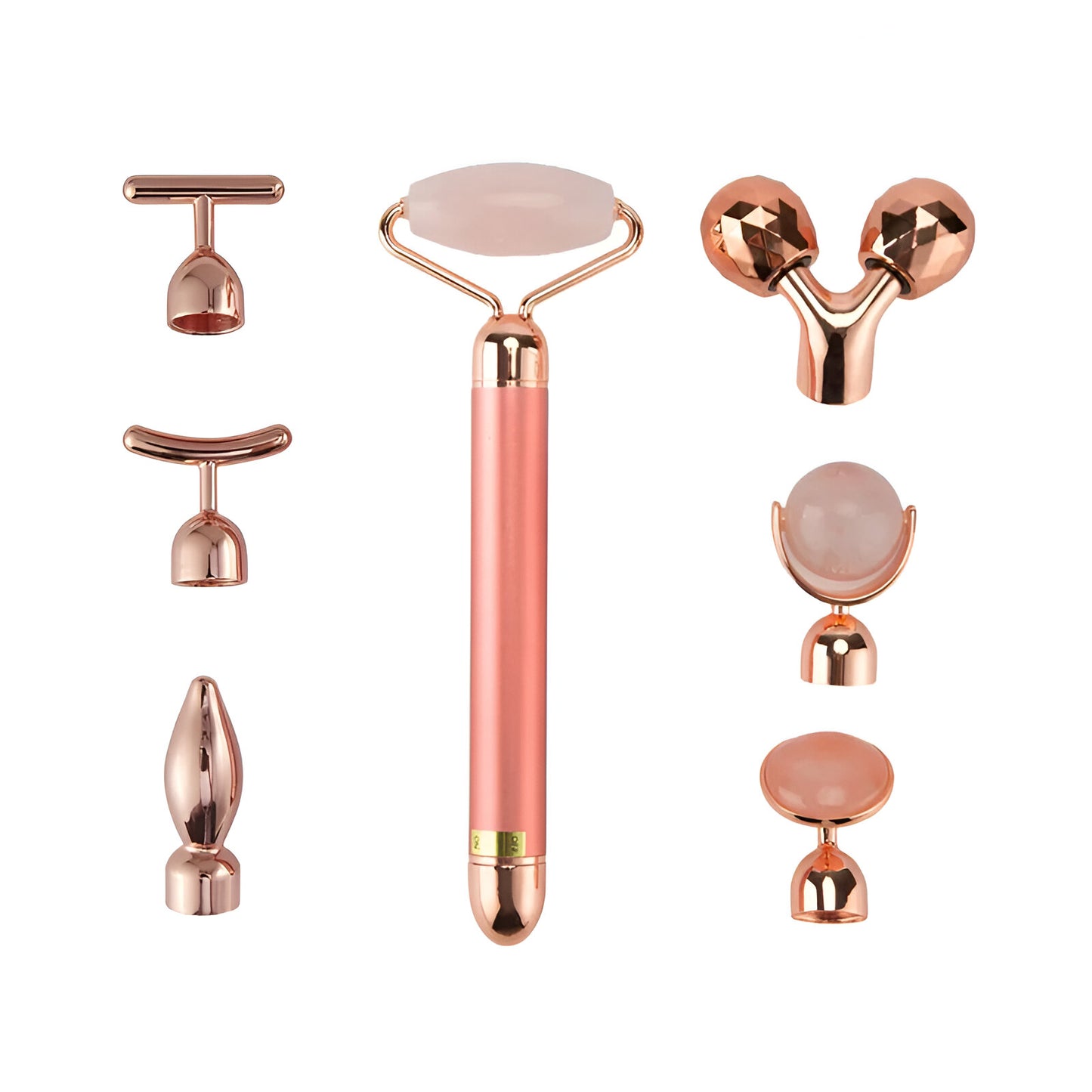 Barre Anti-rides 24K en Or avec Quartz Rose - Body Ultime