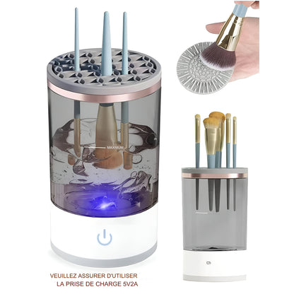 Nettoyeur Automatique de Pinceaux de Maquillage Électrique