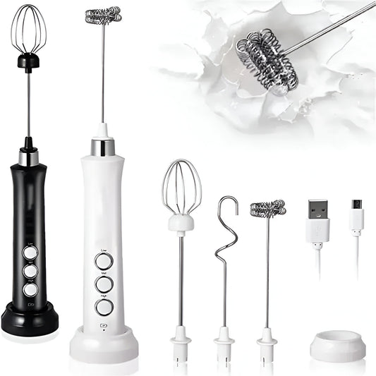 Cordless Rechargeable Electric Milk Frother